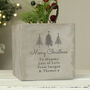 Personalised Christmas Tree Concrete Planter, thumbnail 2 of 2