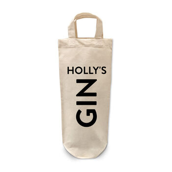 Personalised Gin Bottle Gift Bag, 4 of 5