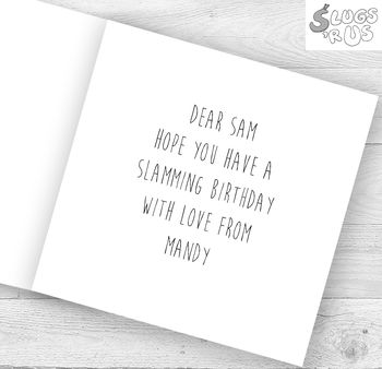 Personalised Funny Slugs 'R Us Gift Cards, 9 of 10