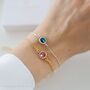 Birthstone Bracelet – Birthday Gift For Mum, Sister Or Friend 925 Sterling Silver, Gold, thumbnail 9 of 10
