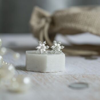 Snowflake Studs, Dashing Through The Snow, 2 of 4