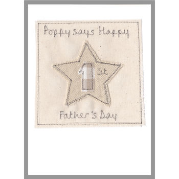 Personalised Star 1st Birthday Card For Boys, 8 of 12