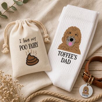 Personalised Dog Dad Walking Kit, 3 of 12