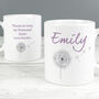Personalised Dandelion Ceramic Mug, thumbnail 3 of 4