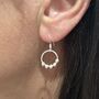 50th Birthday Bead Earrings, thumbnail 2 of 3