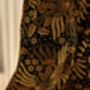 Men's Black Cotton Batik Trousers, thumbnail 7 of 8