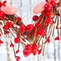 Valentine's Red And Pink Heart Shape Twig Wreath, thumbnail 6 of 10