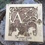 Personalised Woodland Letter Frame, thumbnail 6 of 7