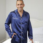 Personalised Navy Satin Family Set Pyjamas, thumbnail 6 of 11