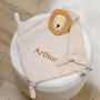Personalised Trixie Mr Lion Bliss Beige Comforter, thumbnail 1 of 6