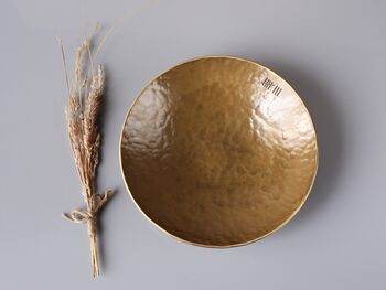 Personalised 8th Anniversary Gift Large Bronze Bowl, 3 of 11