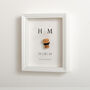 Personalised First Toast Initials Memory Frame, thumbnail 3 of 3