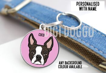 Boston Terrier ID Tag, 3 of 5
