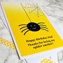 'Spider Catcher' Personalised Birthday Card, thumbnail 2 of 3