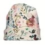 Soft Floral Chemo Headwear Beanie Hat Bandana, thumbnail 4 of 5