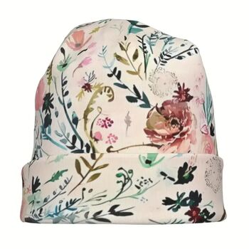 Soft Floral Chemo Headwear Beanie Hat Bandana, 4 of 5