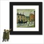 Framed 'Horsedrawn Carriage' Print. Lowry Style, thumbnail 1 of 2