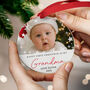 Baby's First Christmas Photo Ornament Grandma, thumbnail 1 of 8