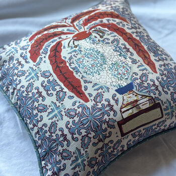 'Vase Print' Limited Edition Handpainted Cushion Cover, 2 of 4