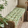 Botanical Padded Bench Cushion, thumbnail 1 of 5