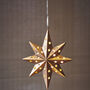 Gold LED Star Tree Topper, thumbnail 3 of 3