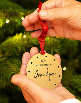 First Christmas As Personalised Christmas Decoration, 2 of 12