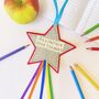 Personalised Teacher Gift Star Hanging, thumbnail 1 of 8
