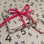 Alphabetical And Numerical Wrapping Paper, thumbnail 4 of 6