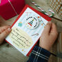 Good Elf Club Badge On Personalised Backing Card, thumbnail 1 of 5