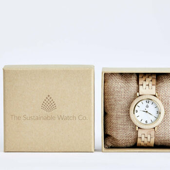 The Birch: Handmade Natural Wood Wristwatch, 2 of 7