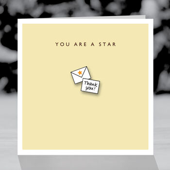 'You Are A Star' Thank You Card, 2 of 2