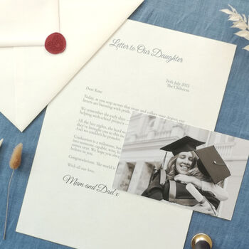 A Letter To Our Son/Daughter On Their Graduation, 3 of 12