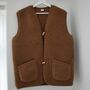 Camel Wool Bodywarmer, thumbnail 3 of 5