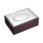 Personalised Solid Silver Beaded Wooden Keepsake Box, thumbnail 1 of 4