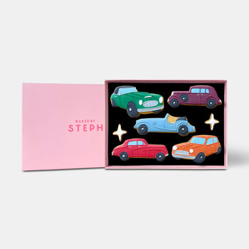 Classic Cars Father's Day Letterbox Iced Cookies, 4 of 11