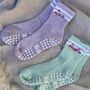 Personalised Pilates Grip Socks, thumbnail 2 of 4