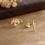 Mismatched Dragon And Sword Stud Earrings In Sterling Silver, thumbnail 3 of 12