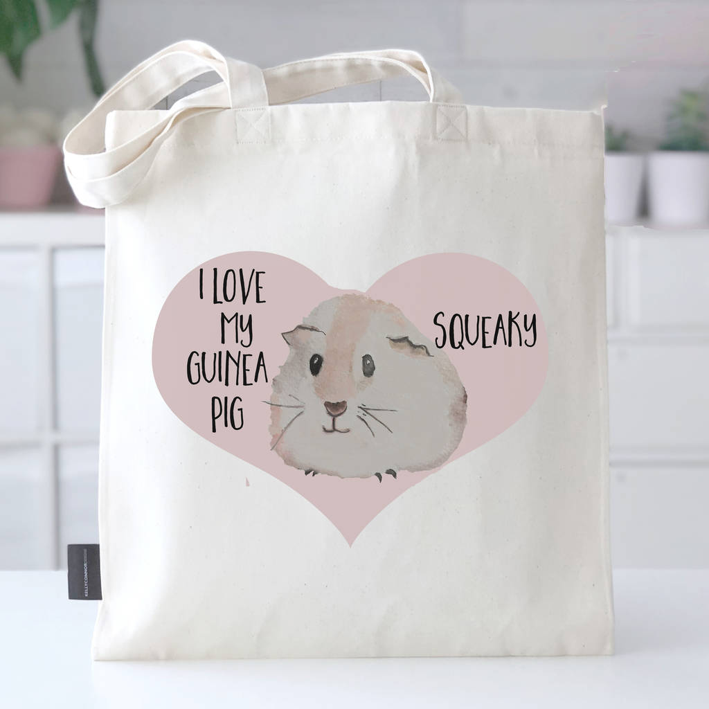 Personalised Guinea Pig Bag, Guinea Pig Gift By Kelly Connor Designs