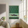 Sleeping Woman Cozy Art Print, thumbnail 2 of 3