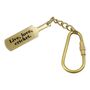 Personalized Brass Cricket Bat Keyring, thumbnail 1 of 9