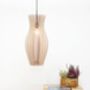 Hourglass Wooden Lampshade Ceiling Light, thumbnail 1 of 3