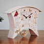 Large Unusual Mantel Clock With Bird Pendulum, thumbnail 2 of 6