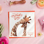 Giraffe Mother's Day Card, thumbnail 5 of 6