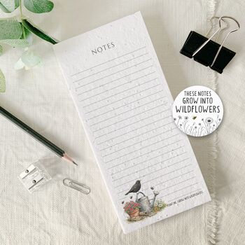 Plantable To Do List Notepad, Handmade, Seeded Paper, 4 of 9