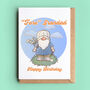 'Fore' Golf Gonk Father's Day Or Birthday Card, thumbnail 1 of 3