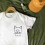 Personalised Cat Dad Organic T Shirt, thumbnail 1 of 3