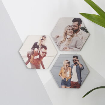 Wooden Photo Wall Tiles Letter Box Gift For Grandma, 5 of 11