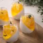 Personalised Gift Lemon Panna Cotta Candle With Free Greeting Card, thumbnail 3 of 4