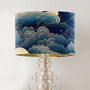 Oriental Blue Cloud Lampshade, Oriental Skyscape, thumbnail 2 of 7