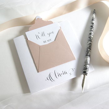 Personalised Maid Of Honour Precious Message Card, 4 of 6